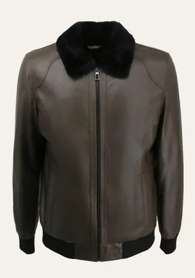 Produktbild von Lammfelljacke Hakon Khaki - Größe: 3XL