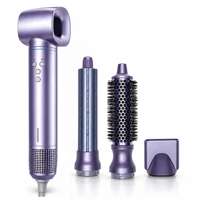Produktbild von Heinner 4-in-1 Airstyler 1300 W, BLDC-Motor, 4 Aufsätze, Ionenfunktion, Lila