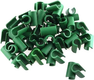 Produktbild von Befestigungsclips für Pflanzenstützen - 20 Stück, 8 mm
