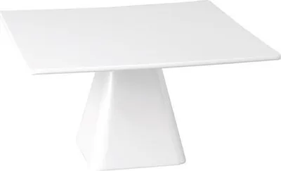 Produktbild von APS 83893 Servier- und Tortenplatte CASUAL, 31 x 31 cm, Höhe 16 cm, Melamin, weiß