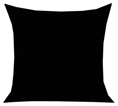 Image de Agmar Panama Housse de coussin décorative Noir 45x45cm