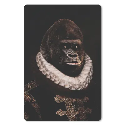 Produktbild von MuchoWow® Mauspad Mousepad Wilhelm von Oranien - Adriaen Thomasz - Affe 40x60 cm - Mousepads - Maus Mat - Pad - Mausunterlage - Schreibtisch Accesoire