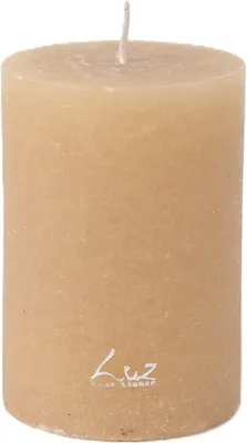 Produktbild von Rasteli Luz Your Senses Stump Kerze Creme-Latte D 7 cm H 15 cm Pro 2 Stück