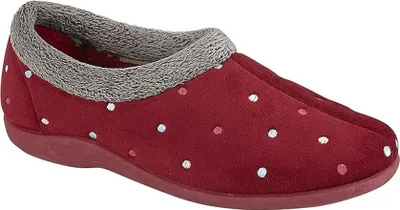 Produktbild von Sleepers - Damen Hausschuhe "Sophie", Velours DF1997 (37 EU) (Burgunder)