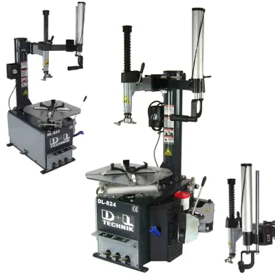 Produktbild von Reifenmontiermaschine 24" Reifenmontiergerät inkl. Hilfsmontagearm 06304 + 06307