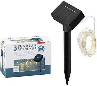 Produktbild von LED Lichterkette Kupferdraht SOLAR, 50 LED, 590cm