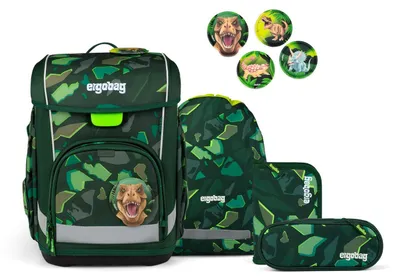 Produktbild von ergobag cubo light Schulranzen-Set DinosauriBär