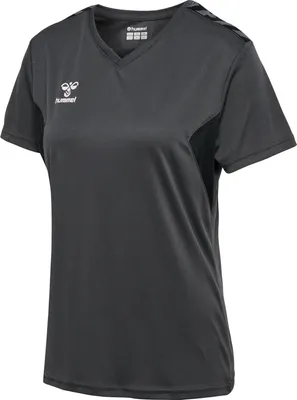 Produktbild von HUMMEL hmlAUTHENTIC PL JERSEY S/S WOMAN Damen Sport-/ Funktionsshirt dunkelgrau dunkelgrau S