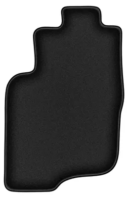 Productafbeelding van Velours bestuurdersmat voor Mitsubishi Space Star 1999-2005 (MPV) – zwart, op maat – Wielganizator DURBAN