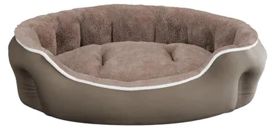 Produktbild von Sogni E Capricci Bett für Hunde und Katzen, Beige, 59 x 53 x 18 cm