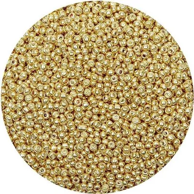 Produktbild von Goldene Perlen 4mm 2000 Stück für Schmuck