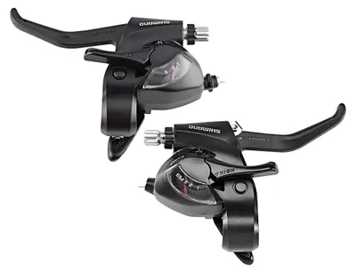 Produktbild von Shimano Tourney St-ef41 Bremshebel-set Mit Schalthebel Silber 3 x 6s Silber 3 x 6s