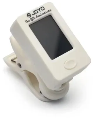 Obrázek produktu pro Digitální ladička na kytaru – klipová ladička na kytaru – AT-101 – Klipová ladička – Bílá – Kytara, basová kytara, housle, ukulele – Ladička – Chromatická – CHPN