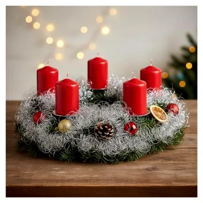 Produktbild von Engelshaar - Silberfarbenes Lametta mit Glanzeffekten - 15g für Weihnachten