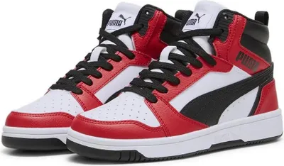 Produktbild von Puma Rebound V6 Mid Sportschuhe Rot,Weiß EU 35 1/2 Jungen,Mädchen Rot,Weiß EU 35 1/2