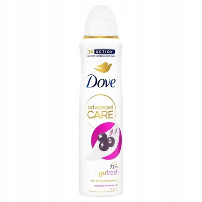 Obrázek produktu pro Dove Advanced Care GoFresh Acai Berry&Waterlily Antiperspirant Spray 150 ml