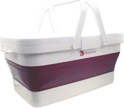 Produktbild von Wasserfester Picknickkorb 15 Liter - Ideal für Camping und Wanderungen