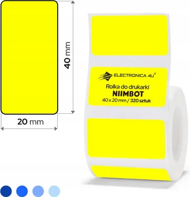 Produktbild von Selbstklebende Etiketten Thermosticker Niimbot B1 B4 B21 B21_Pro B3S B31 40x20