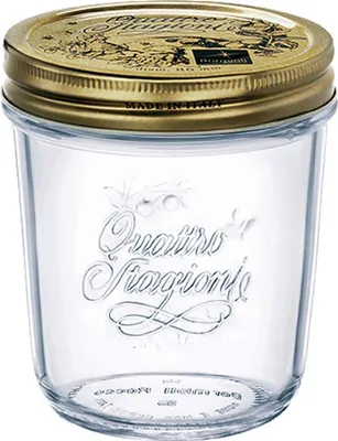 Produktbild von Quattro Stagioni Einmachglas 32cl mit Deckel - 12 Stück
