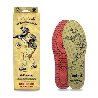 Image de FOOTGEL MILITARY Semelles en gel - 35-38