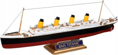 Produktbild von Revell R.M.S. Titanic, Passagierschiff-Modell, Montagesatz, 1:1200, RMS Titanic, Kunststoff, Zwischen