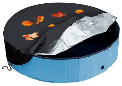 Immagine prodotto di Telo copri piscina - Copertura per piscina - 120 x 30 cm - Impermeabile - Nero