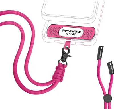 Produktbild von SBS CMUNILACEPATCH1, Umhängegurt, Fuchsie, Stoff, Universal, 0,7 m, 90 mm