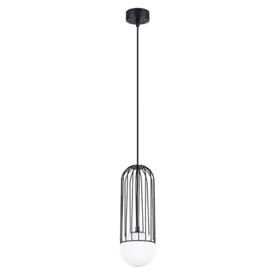 Zdjęcie produktu dla Lampa wisząca BRINA czarna 1xG9x8W metal wym:115x12x12cm IP20 Sollux Lighting