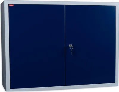 Produktbild von STIER Wandschrank, sichere & platzsparende Aufbewahrung, blau