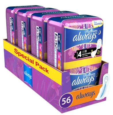 Produktbild von Always Binden Platinum Secure Night 56 Stück
