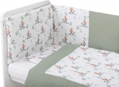 Produktbild von Bubaba 6-teiliges Bettwscheset - Little fox journey