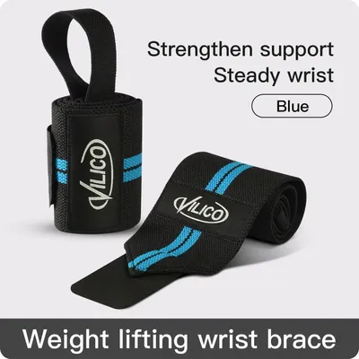Produktbild von Handgelenkbandage aus Nylon – Fitness Bandage mit Daumenschlaufe & Klettverschluss, Handgelenkstütze für Krafttraining, Bodybuilding, Calisthenics