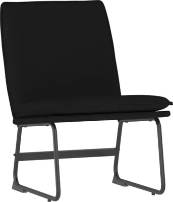 Zdjęcie produktu dla vidaXL Fotel wypoczynkowy czarny 52x75x76 cm tkanina