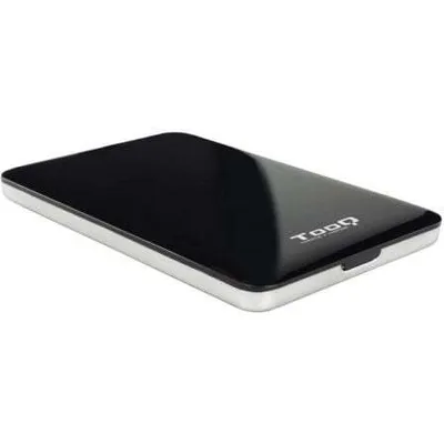 Obrázek produktu pro TooQ TQE-2538B, Rámeček na HDD, 2.5", SATA, Serial ATA II, Serial ATA III, 5 Gbit/s, USB konektivita, Černá, Šedá