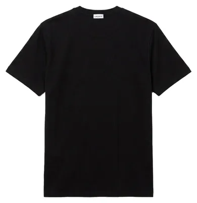 Image de Lacoste - T-shirt pour homme, coton haut de gamme GT16499 (6XL) (noir)