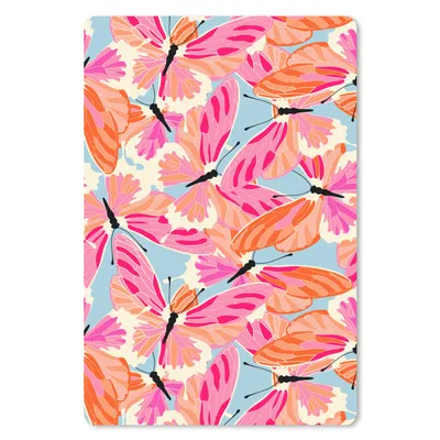 Produktbild von MuchoWow® Mauspad Mousepad Schmetterlinge - Muster 40x60 cm - Mousepads - Maus Mat - Pad - Mausunterlage - Schreibtisch Accesoire