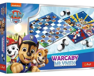 Productafbeelding van Paw Patrol Dammen en Molenspel Trefl 02798