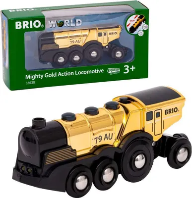Immagine prodotto di BRIO Goldene Batterielok mit Licht und Sound