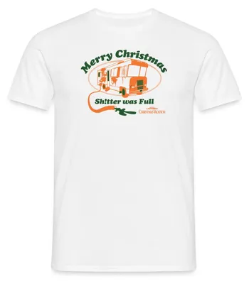 Produktbild von Spreadshirt Schöne Bescherung Shitter Was Full Witziges Design Männer T-Shirt, 3XL, Weiß