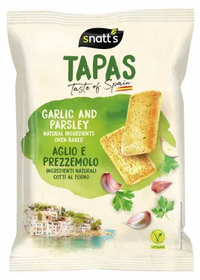 Produktbild von Snatt's TAPAS Brotsnack mit Knoblauch & Petersilie 120 g