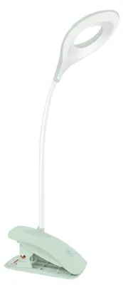 Obrázek produktu pro LED stolní lampa s klipsnou, 360° flexibilní husí krk, bílá