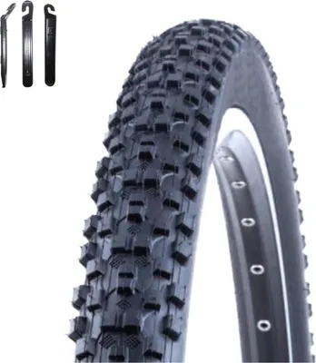 Produktbild von 1 x Kenda K-1027 MTB Fahrradmantel Fahrradreifen Schwarz 54-559 (26 x 2,10) inkl. Reifenheber