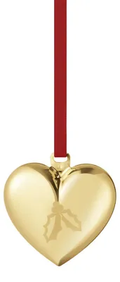 Produktbild von Georg Jensen – Weihnachtsherz 2026, vergoldet