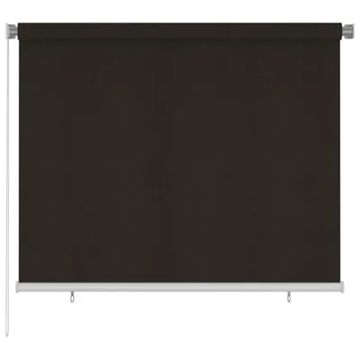 Immagine prodotto di vidaXL Tenda a rullo per esterni 180x140 cm Marrone HDPE