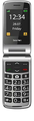Produktbild von Beafon SL605, Klappgehäuse, Single SIM, 6,1 cm (2.4"), Bluetooth, 800 mAh, Schwarz