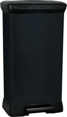 Produktbild von Mülleimer mit Pedal, Curver Küchenmülleimer, 50 L, Schwarz