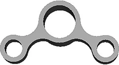 Produktbild von Foxeer Mega 5 Kondensatorhalterung 3D Druck TPU Schwarz