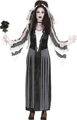 Produktbild von Gothic Braut Kleid, Größe:L