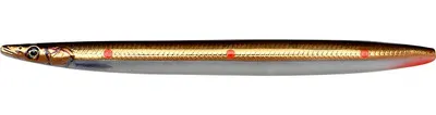 Immagine prodotto di Savage Gear Line Thru Sandeel 12,5 cm 19 g Brown Copper Red Dots