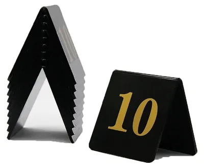 Produktbild von 10 Stück doppelseitige Tischnummern für Hochzeiten